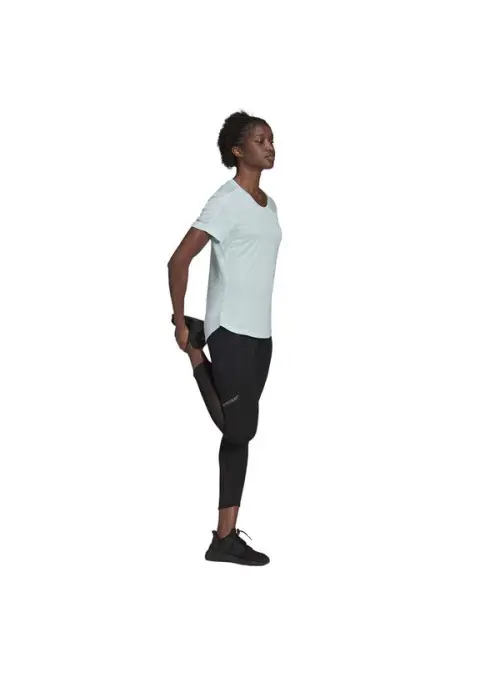 Adidas Damski T-shirt Run It Tee W H31028 Niebieski | Sklep Monotox