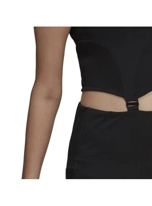 Adidas Damska Sukienka Rib Dress HC3032 Czarny | Sklep Monotox