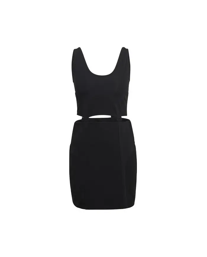 Adidas Damska Sukienka Rib Dress HC3032 Czarny | Sklep Monotox