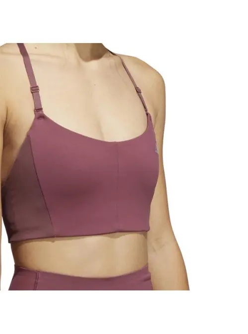 Adidas Damski T-shirt Yo Ls 4e 3s Bra HC7941 Burgund | Sklep Monotox