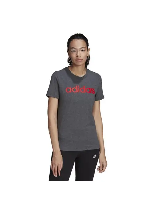 Adidas Damski T-shirt W Lin T HC9279 Szary | Sklep Monotox