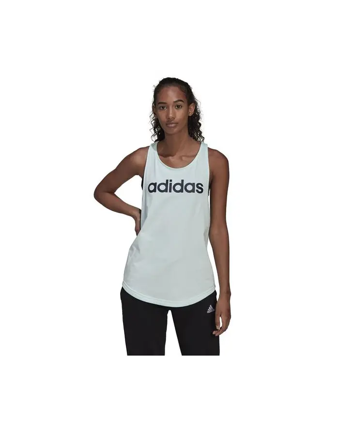 Adidas Damski Top W Lin Tk HD1683 Niebieski | Sklep Monotox