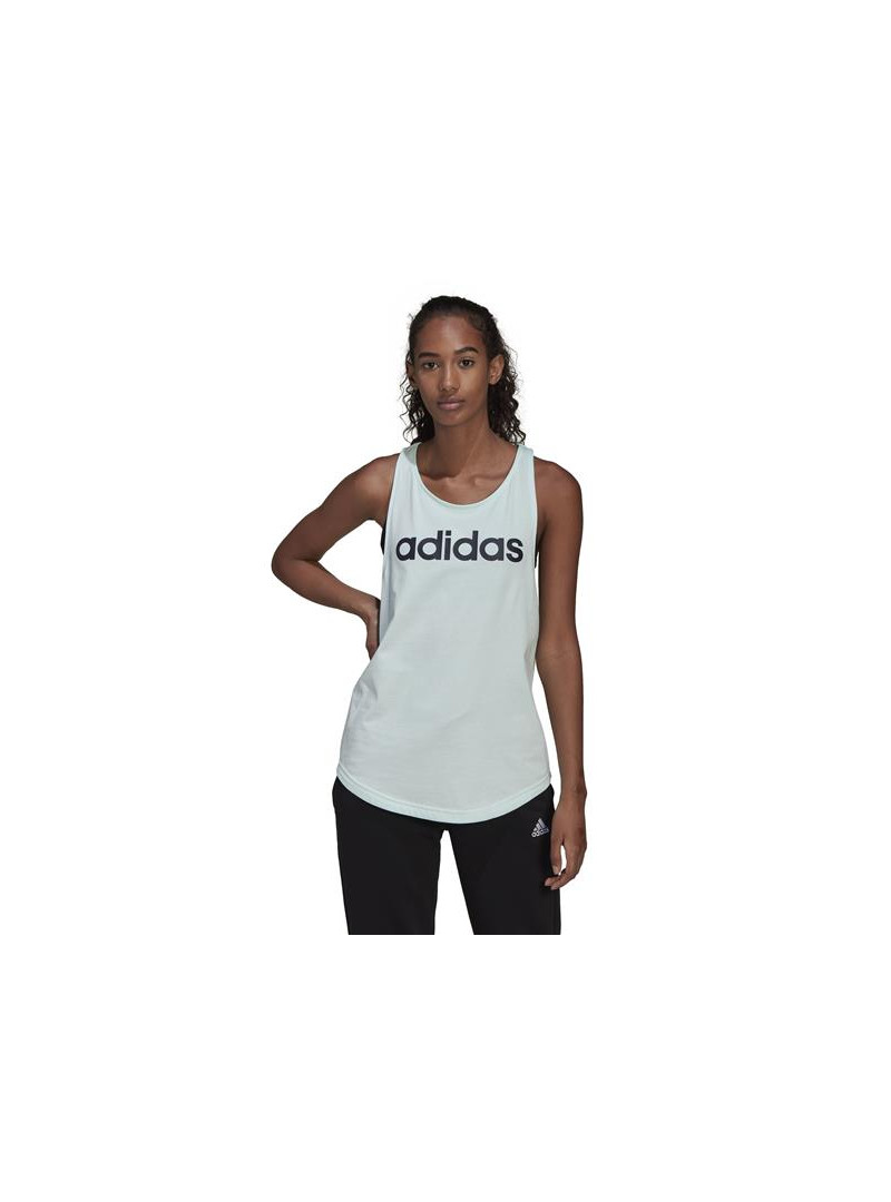 Adidas Damski Top W Lin Tk HD1683 Niebieski | Sklep Monotox