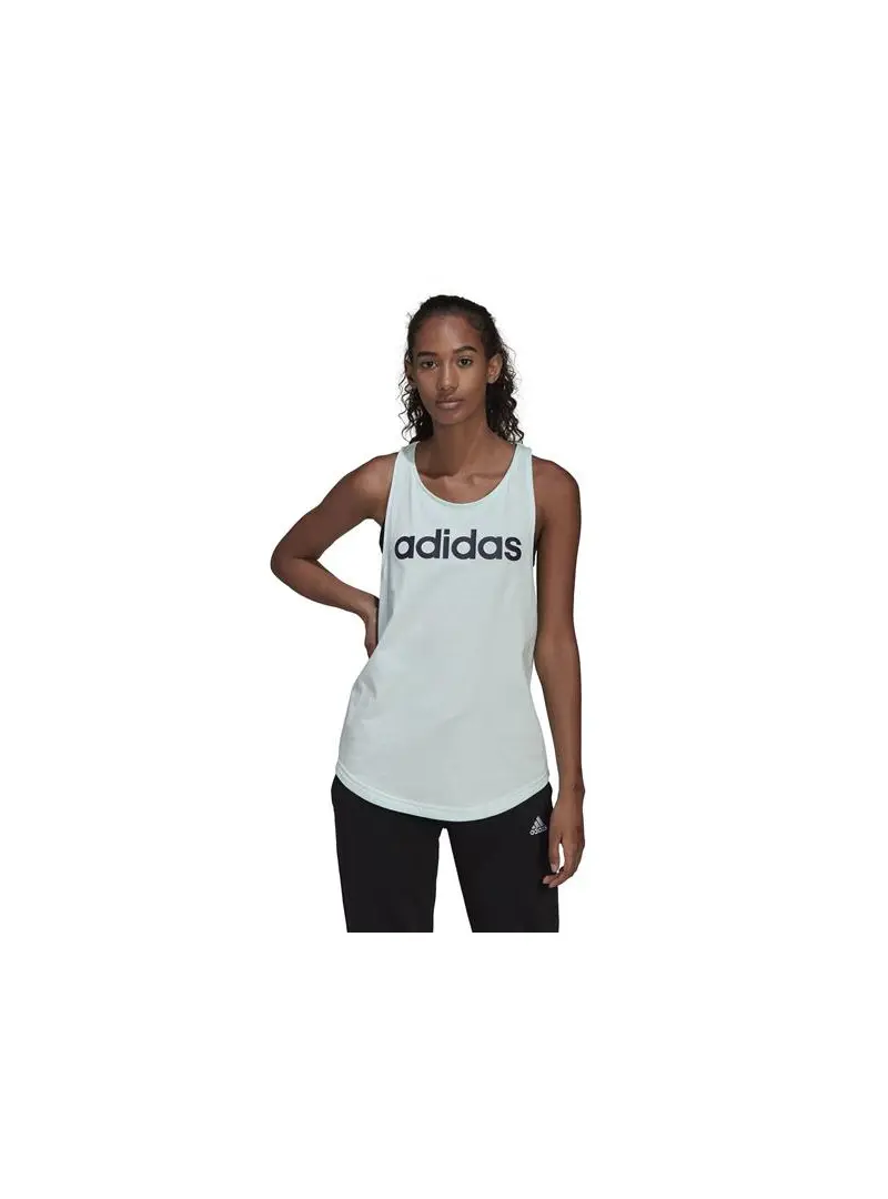 Adidas Damski Top W Lin Tk HD1683 Niebieski | Sklep Monotox