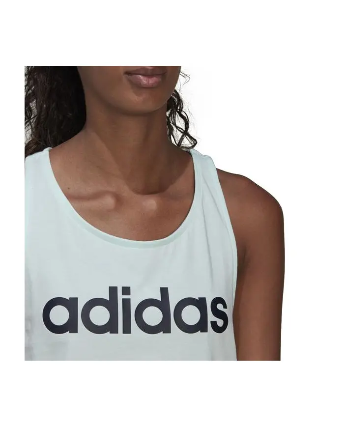 Adidas Damski Top W Lin Tk HD1683 Niebieski | Sklep Monotox