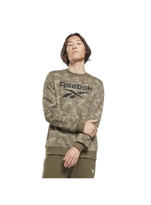 Reebok Męska Bluza Id Crew HE8173 Zielony | Sklep Monotox