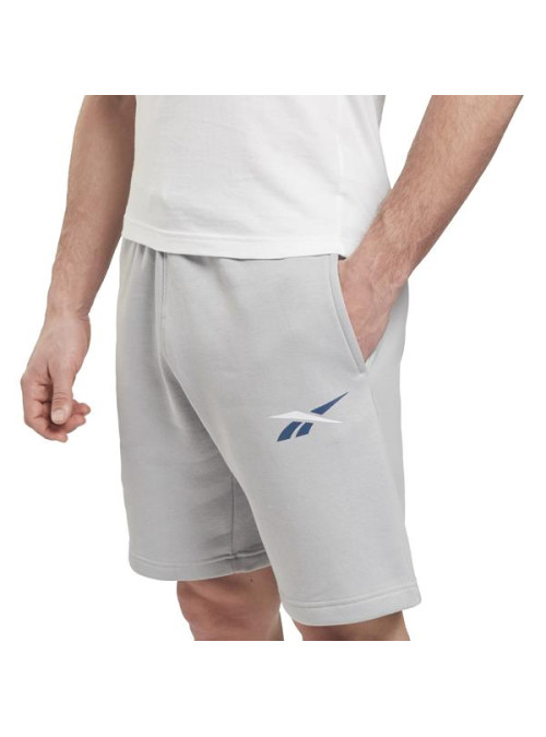 Reebok Męskie Szorty Te Vector Fleece Sh HI0585 Szary | Sklep Monotox