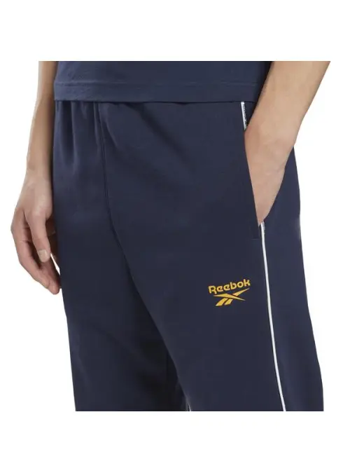 Reebok Męskie Spodnie Wor Piping Jogger HI0692 Granatowy | Sklep Monotox