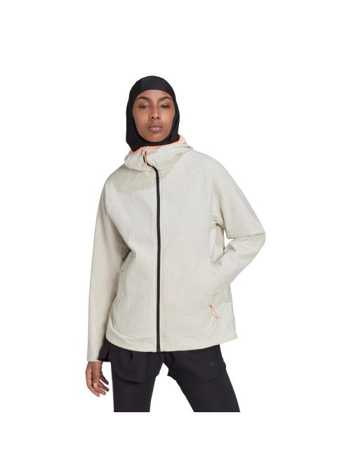 Adidas Damska Kurtka Xcity Softshell HK6479 Beżowy | Sklep Monotox