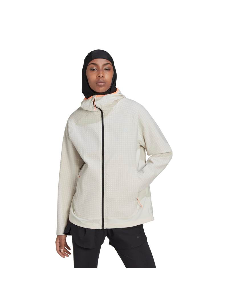 Adidas Damska Kurtka Xcity Softshell HK6479 Beżowy | Sklep Monotox