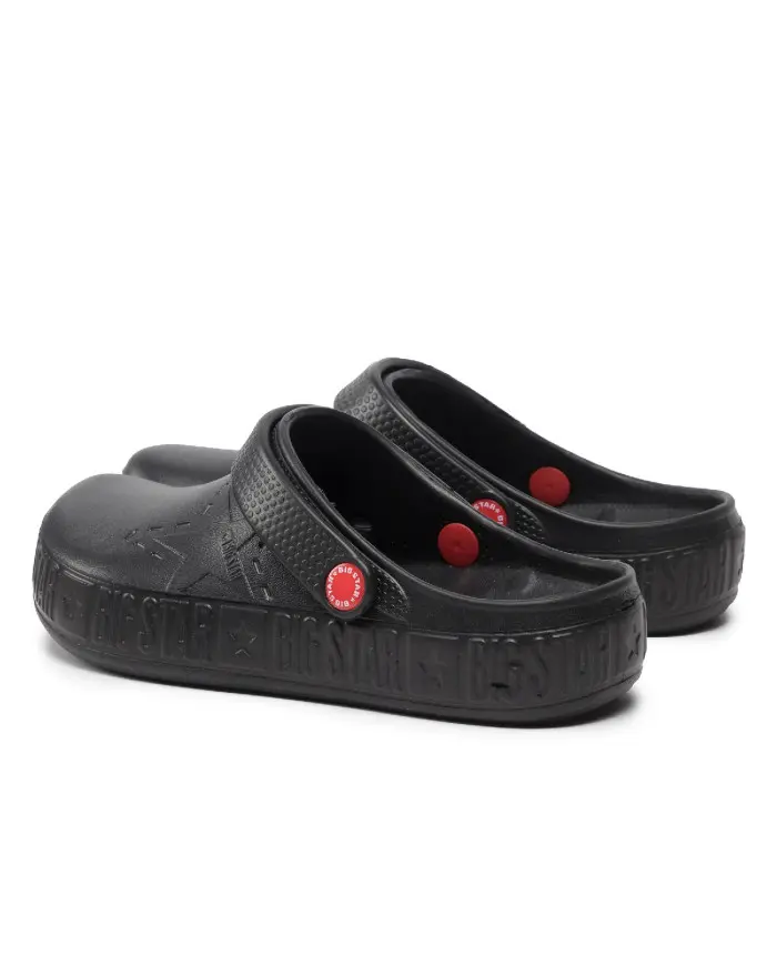 Big Star Damskie Klapki Big Seb II275001 Czarny | Sklep Monotox