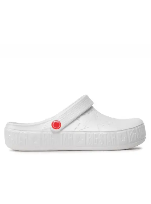 Big Star Damskie Klapki Big Seb II275003 Biały | Sklep Monotox