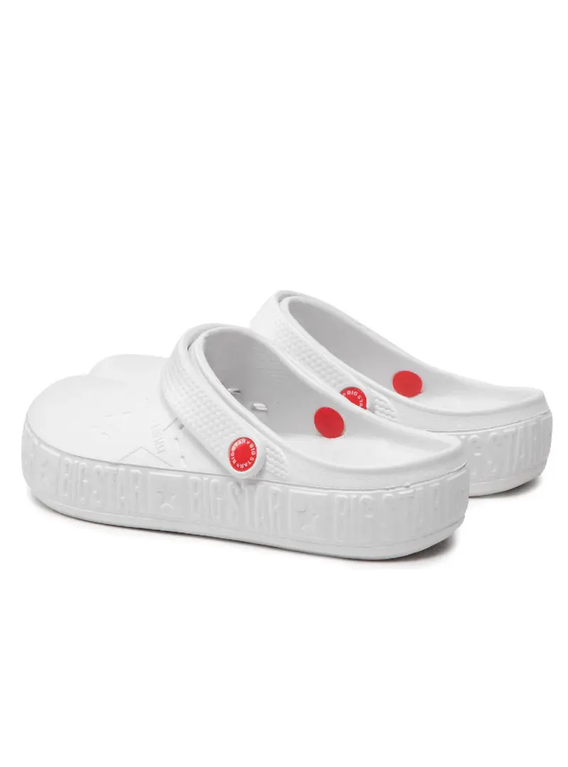 Big Star Damskie Klapki Big Seb II275003 Biały | Sklep Monotox