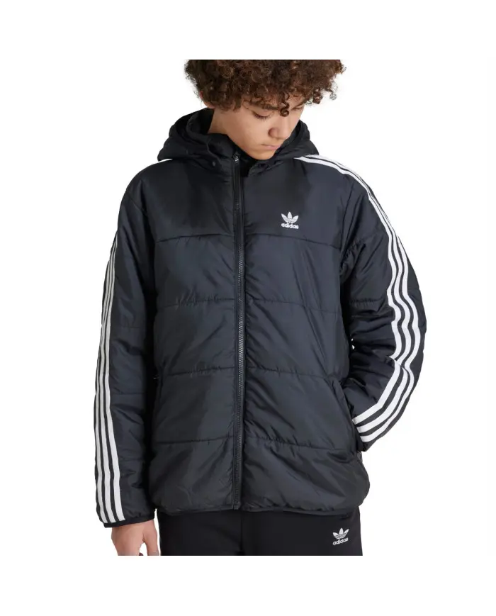 Adidas Dziecięca Junior Kurtka Padded Jacket IY7497 Czarny | Sklep Monotox