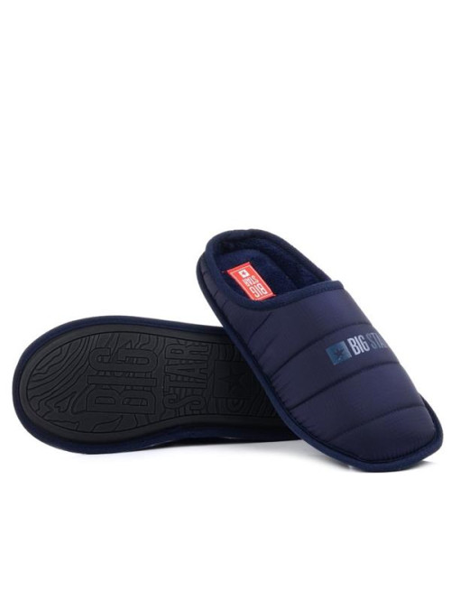 Big Star Damskie Kapcie Big Zoe KK274601 Granatowy | Sklep Monotox