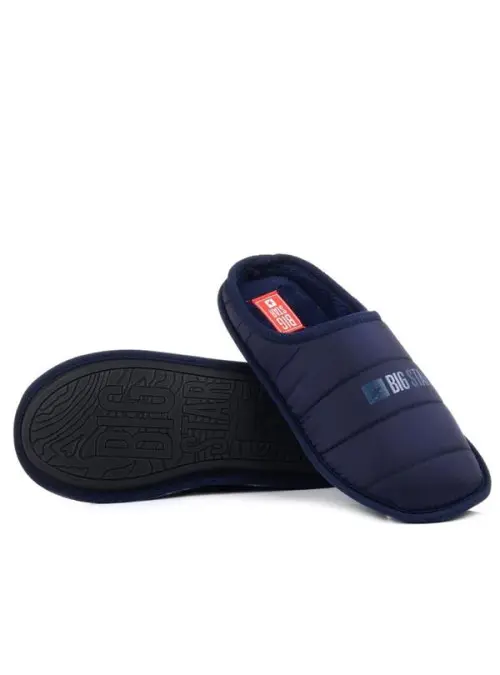 Big Star Damskie Kapcie Big Zoe KK274601 Granatowy | Sklep Monotox