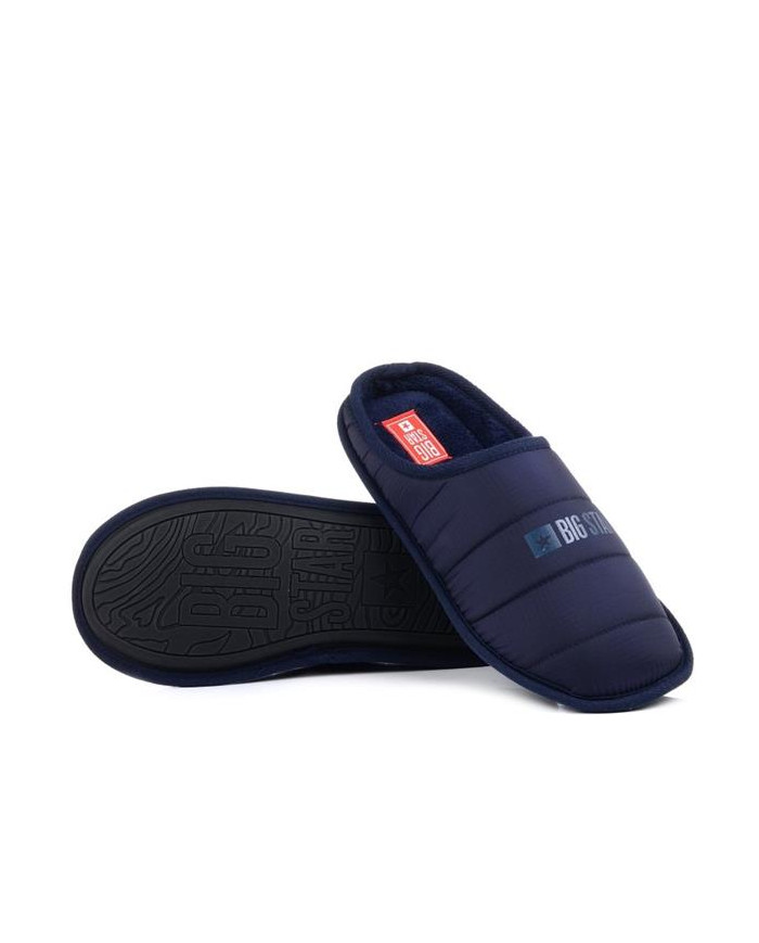 Big Star Damskie Kapcie Big Zoe KK274601 Granatowy | Sklep Monotox