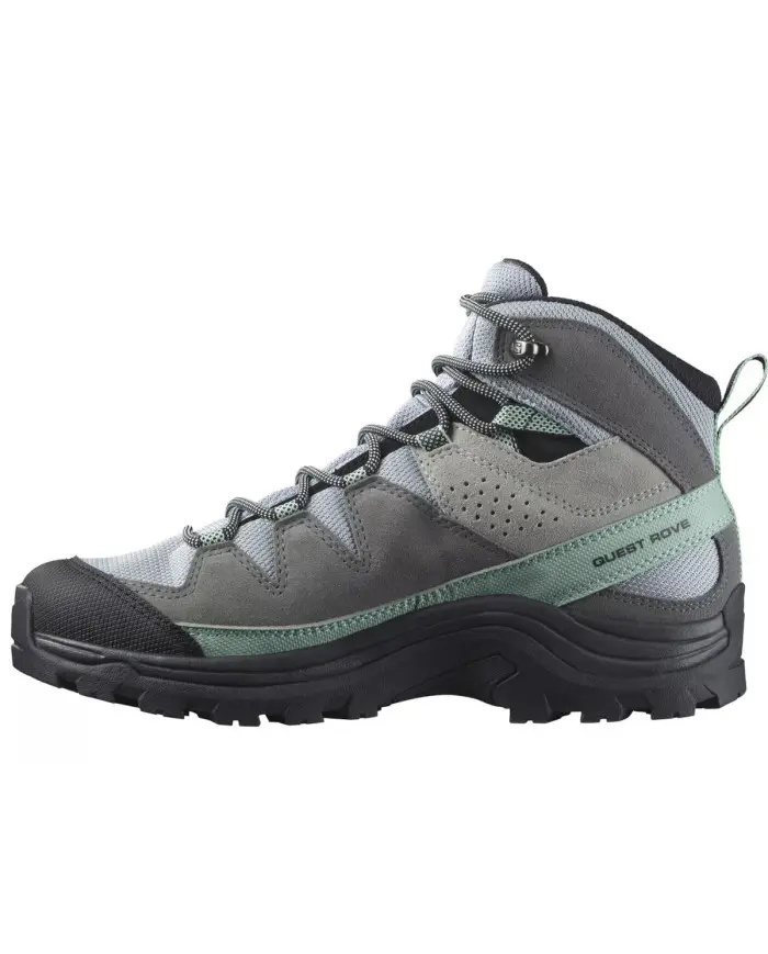 Salomon Damskie Buty sportowe Quest Rove Gore-Tex L47181600 Quarry / Quiet Shade / Black | Sklep Monotox