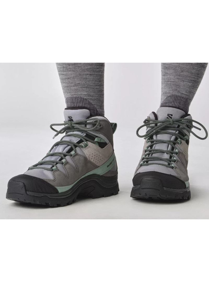 Salomon Damskie Buty sportowe Quest Rove Gore-Tex L47181600 Quarry / Quiet Shade / Black | Sklep Monotox