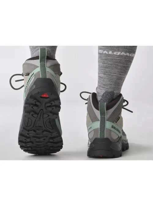 Salomon Damskie Buty sportowe Quest Rove Gore-Tex L47181600 Quarry / Quiet Shade / Black | Sklep Monotox