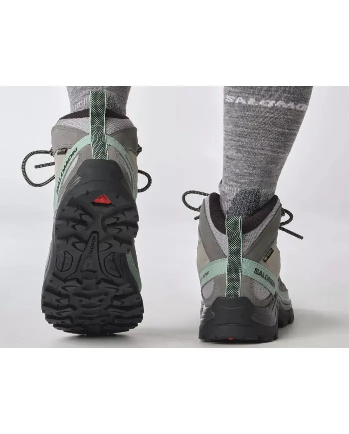 Salomon Damskie Buty sportowe Quest Rove Gore-Tex L47181600 Quarry / Quiet Shade / Black | Sklep Monotox