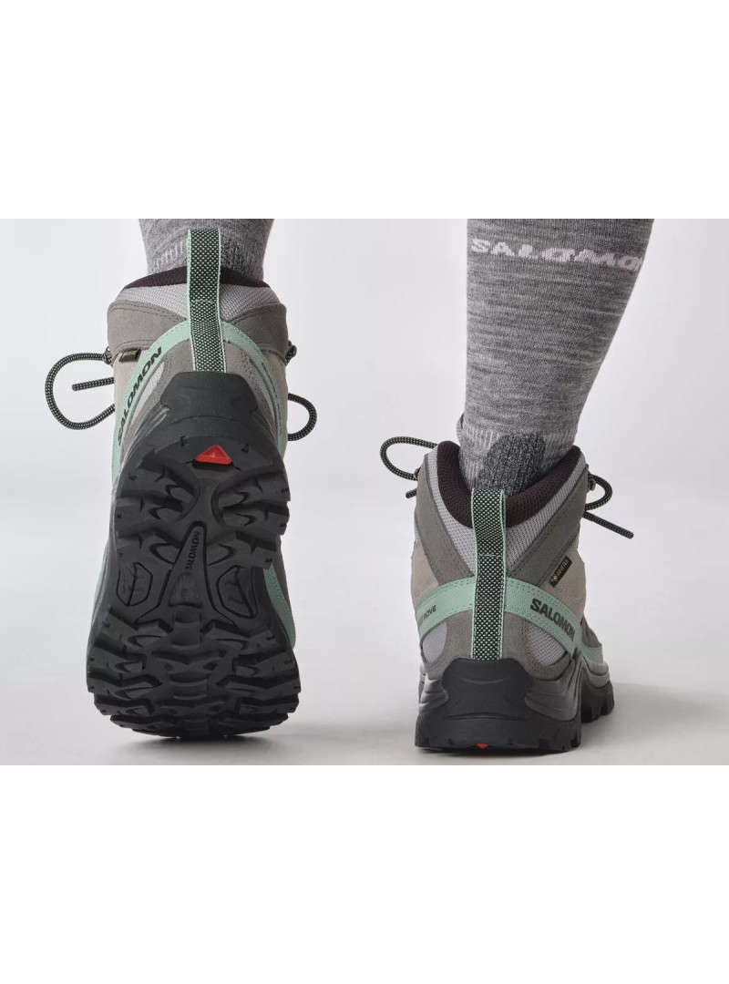 Salomon Damskie Buty sportowe Quest Rove Gore-Tex L47181600 Quarry / Quiet Shade / Black | Sklep Monotox