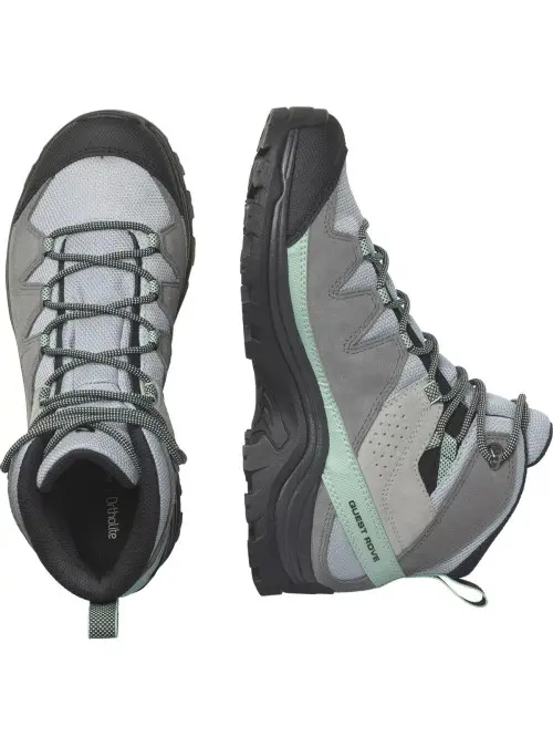 Salomon Damskie Buty sportowe Quest Rove Gore-Tex L47181600 Quarry / Quiet Shade / Black | Sklep Monotox