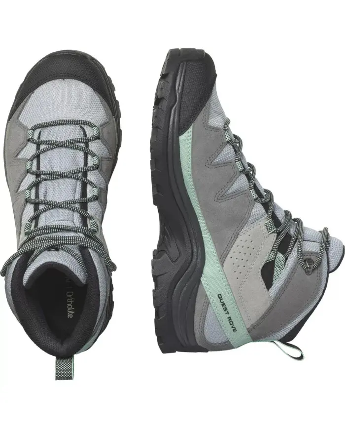 Salomon Damskie Buty sportowe Quest Rove Gore-Tex L47181600 Quarry / Quiet Shade / Black | Sklep Monotox