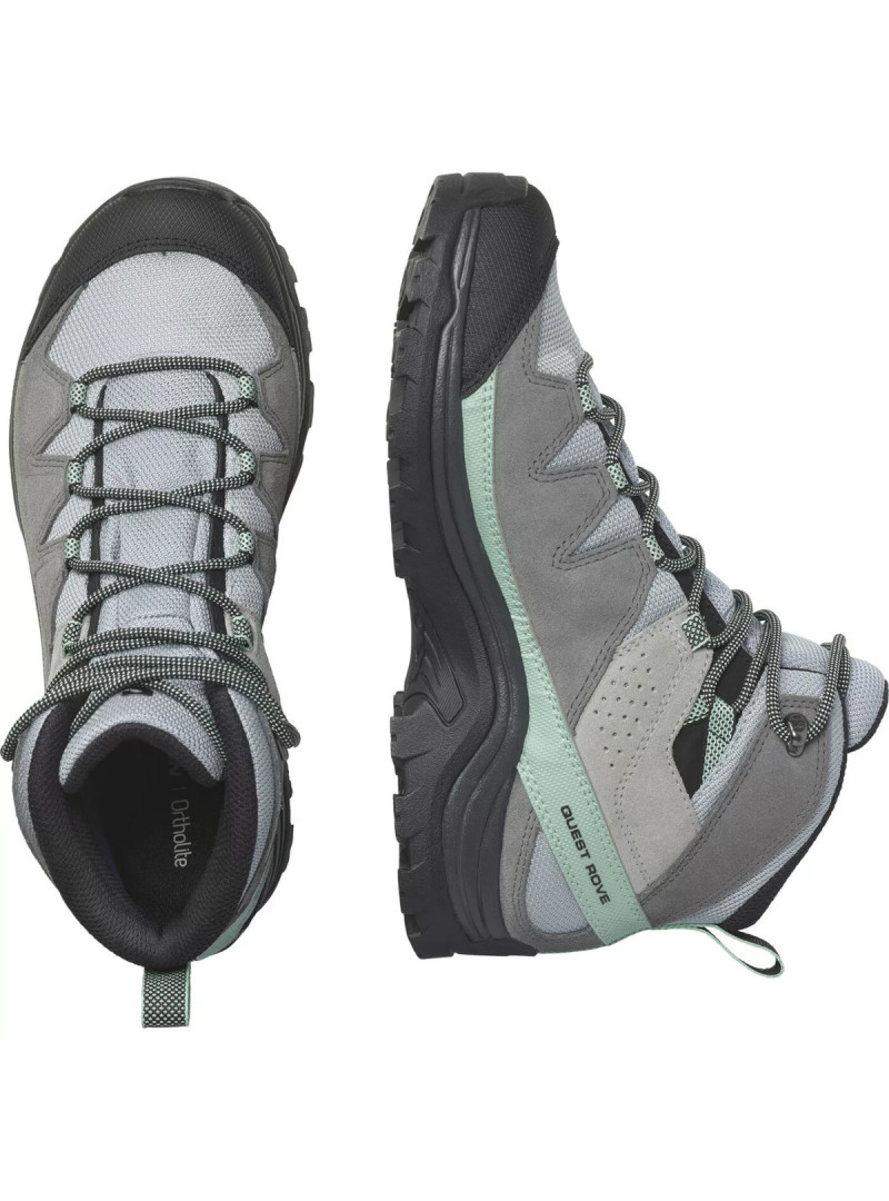 Salomon Damskie Buty sportowe Quest Rove Gore-Tex L47181600 Quarry / Quiet Shade / Black | Sklep Monotox