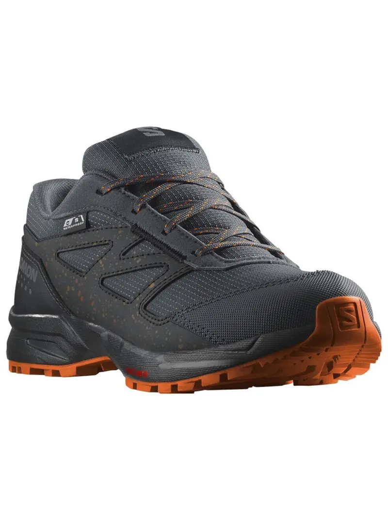 Salomon Dziecięce Buty sportowe Outway Climasalomon L47282800 Ebony / Black / Shocking Orange | Sklep Monotox