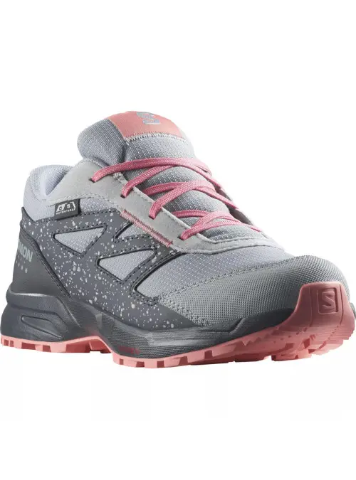Salomon Dziecięce Buty sportowe Outway Climasalomon L47282900 Quarry / Ebony / Peach Amber | Sklep Monotox