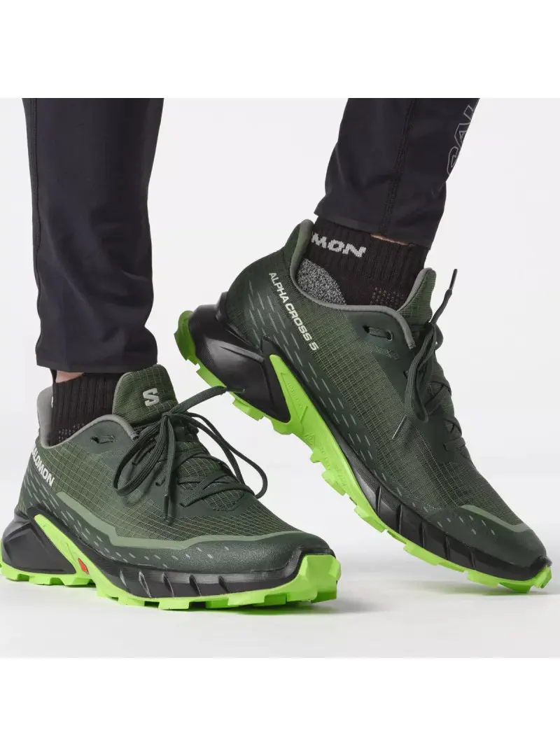 Salomon Męskie Buty sportowe Alphacross 5 L47311700 Zielony | Sklep Monotox