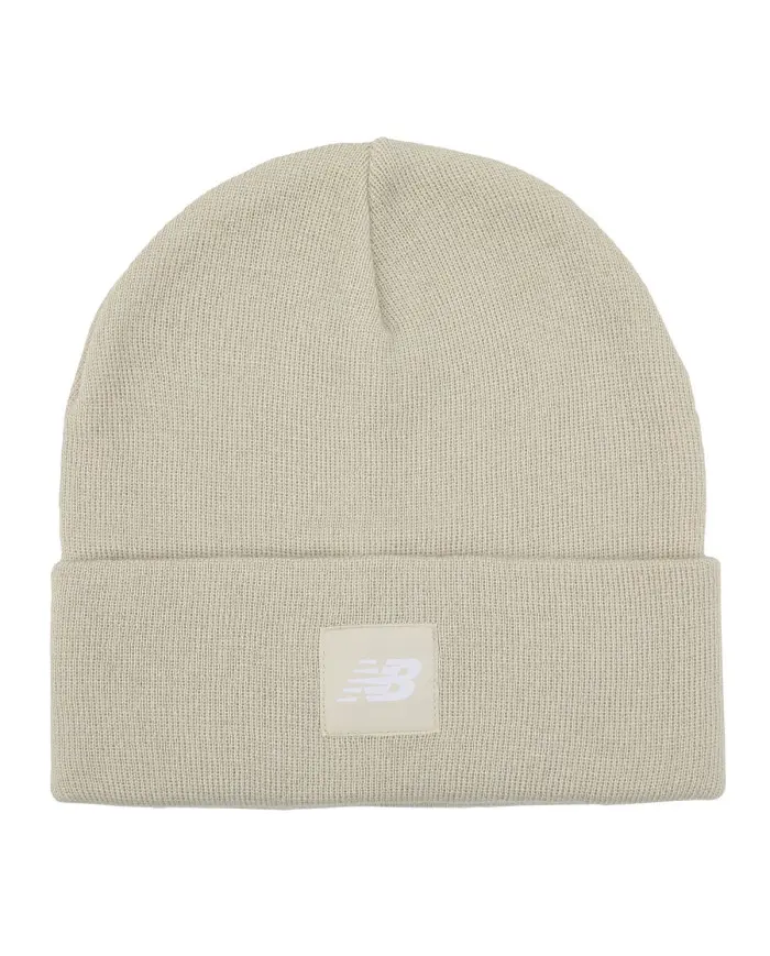 New Balance Czapka zimowa Cuffed Beanie Flying Nb Logo LAH13034TWF Beżowy | Sklep Monotox