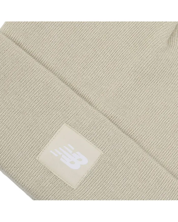 New Balance Czapka zimowa Cuffed Beanie Flying Nb Logo LAH13034TWF Beżowy | Sklep Monotox