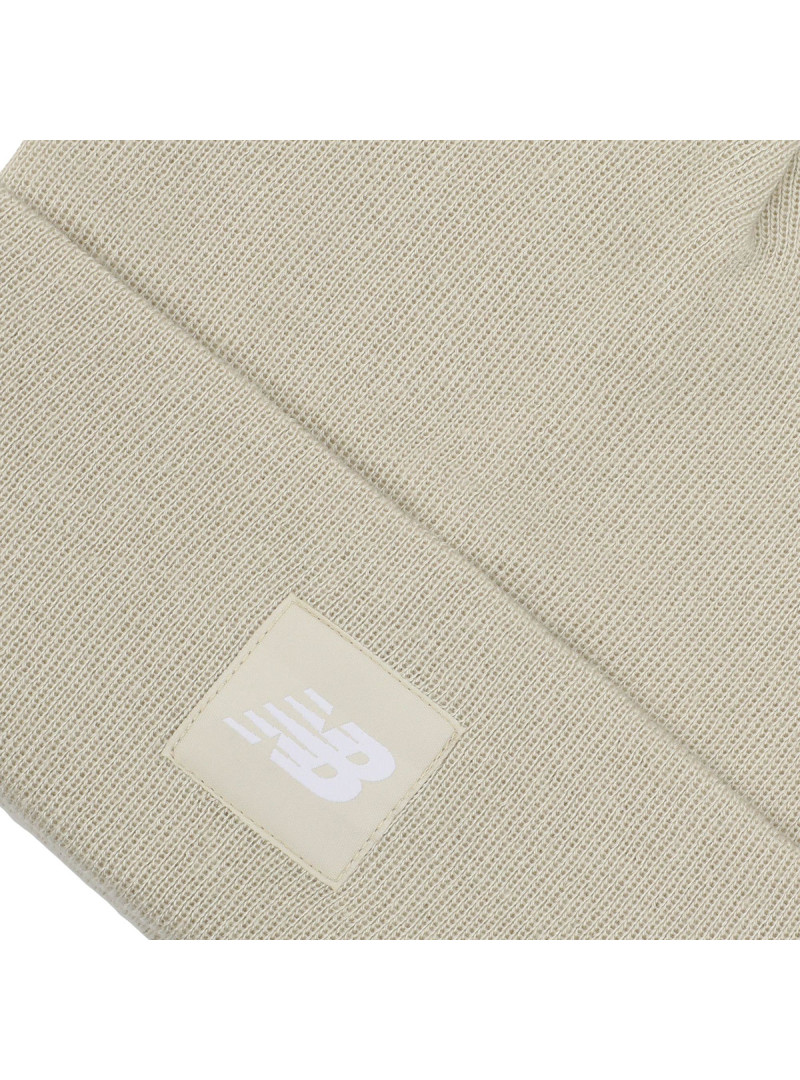New Balance Czapka zimowa Cuffed Beanie Flying Nb Logo LAH13034TWF Beżowy | Sklep Monotox