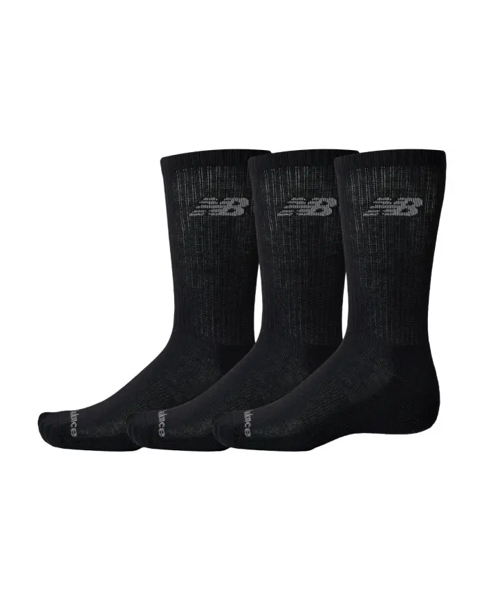 New Balance Męskie Skarpety Performance Basic Crew 3 Pack LAS51423BK Czarny | Sklep Monotox