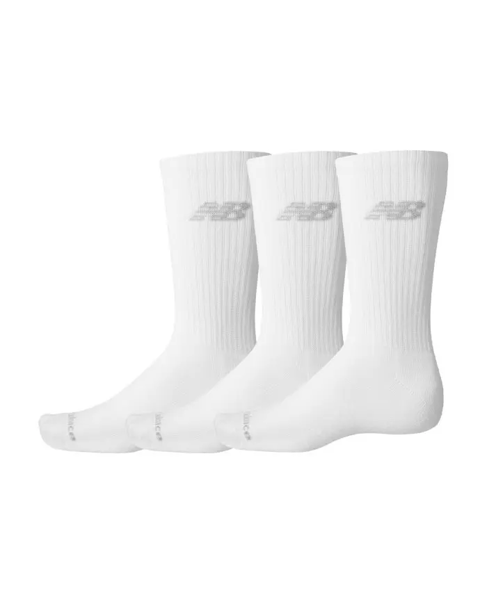 New Balance Męskie Skarpety Performance Basic Crew 3 Pack LAS51423WT Biały | Sklep Monotox