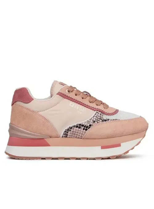 Big Star Damskie Sneakersy Big Yan LL274366 Różowy | Sklep Monotox
