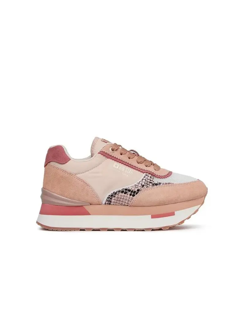 Big Star Damskie Sneakersy Big Yan LL274366 Różowy | Sklep Monotox