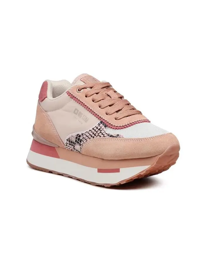 Big Star Damskie Sneakersy Big Yan LL274366 Różowy | Sklep Monotox