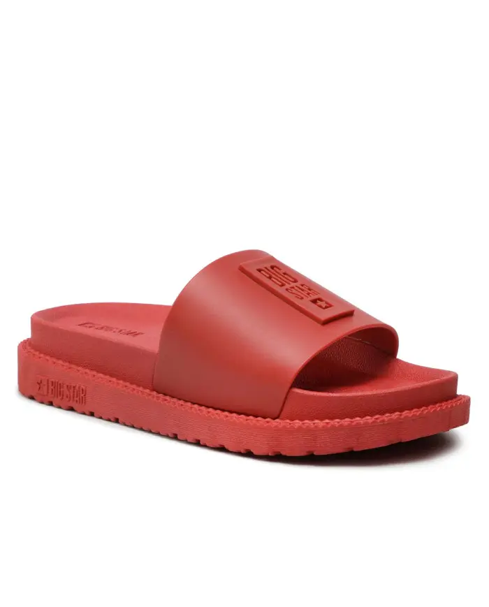 Big Star Damskie Klapki Big Mag LL274430 Czerwony | Sklep Monotox