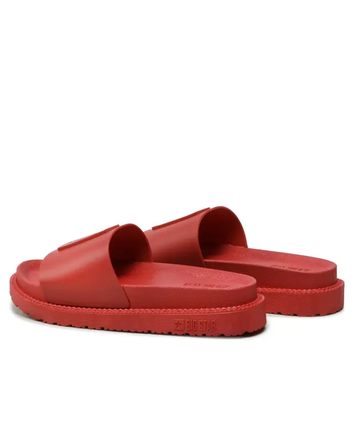 Big Star Damskie Klapki Big Mag LL274430 Czerwony | Sklep Monotox