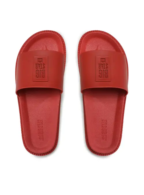Big Star Damskie Klapki Big Mag LL274430 Czerwony | Sklep Monotox