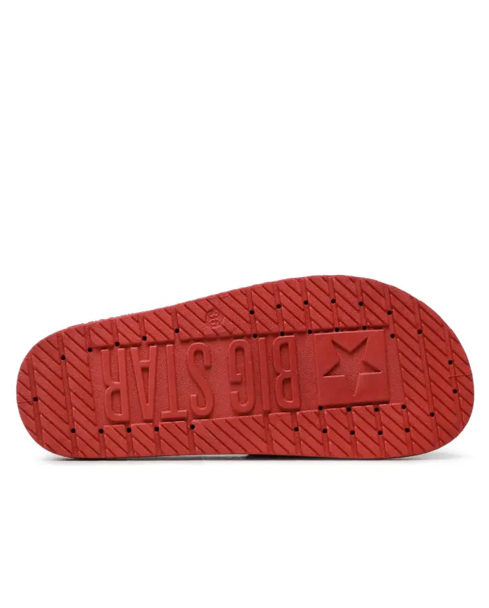 Big Star Damskie Klapki Big Mag LL274430 Czerwony | Sklep Monotox