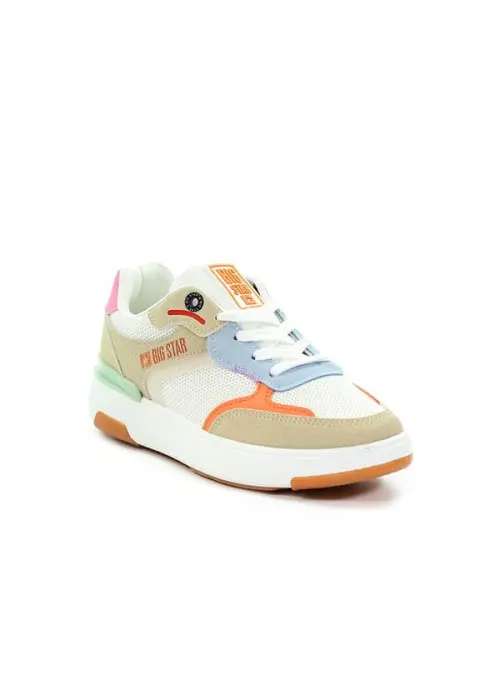 Big Star Damskie Sneakersy Big Kin LL274437 Beżowy | Sklep Monotox