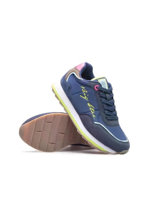 Big Star Damskie Sneakersy Big Well LL274517 Granatowy | Sklep Monotox