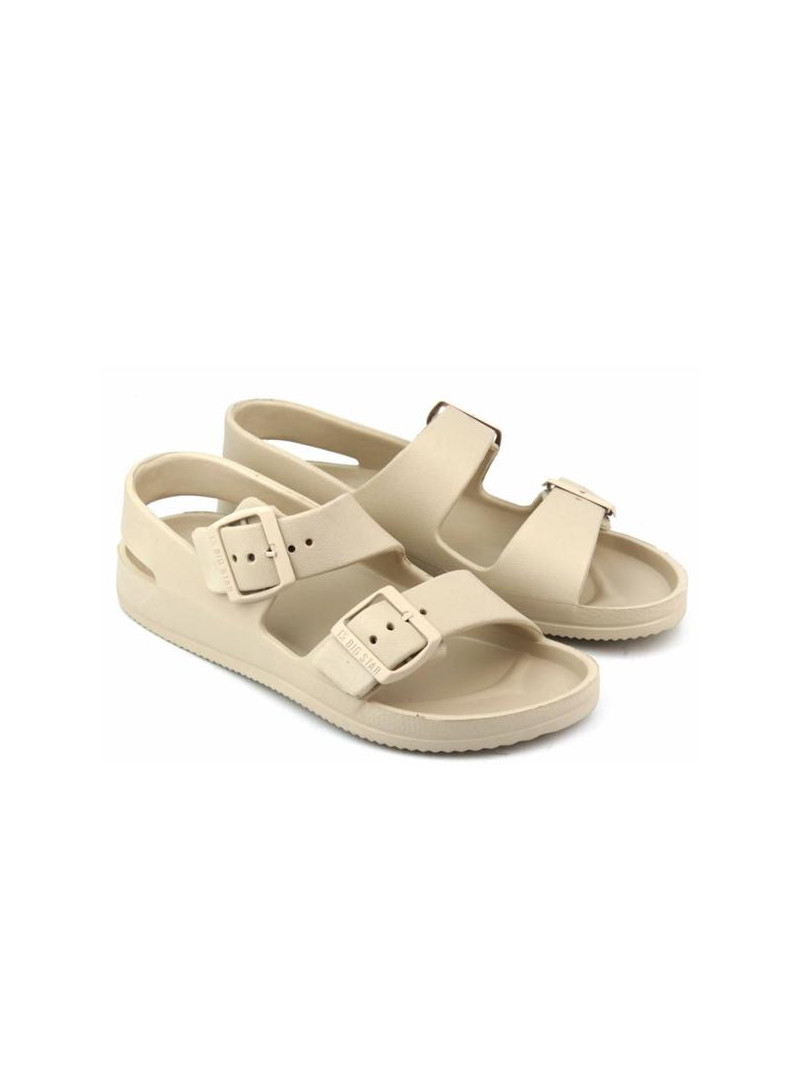 Big Star Damskie Klapki Big Mag LL274746 Beżowy | Sklep Monotox