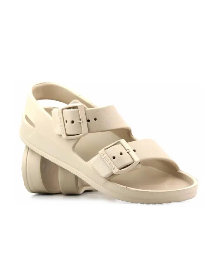 Big Star Damskie Klapki Big Mag LL274746 Beżowy | Sklep Monotox