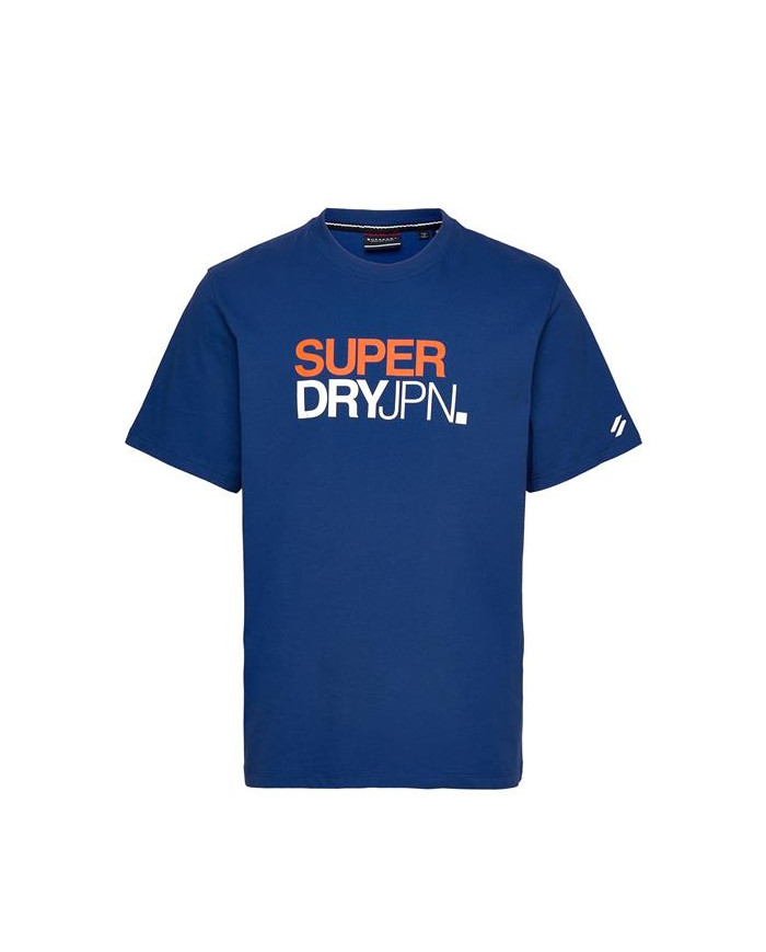 Superdry Męski T-shirt Logo Loose Tee M1011726AV2N Niebieski | Sklep Monotox