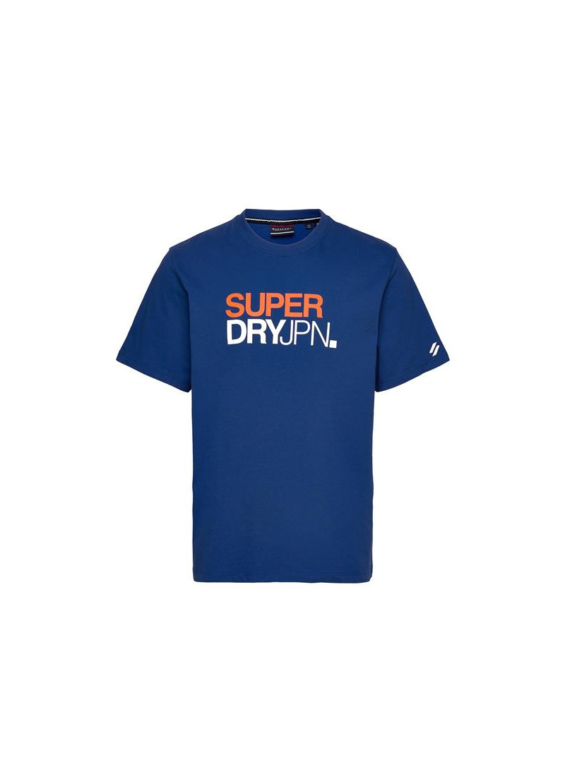 Superdry Męski T-shirt Logo Loose Tee M1011726AV2N Niebieski | Sklep Monotox